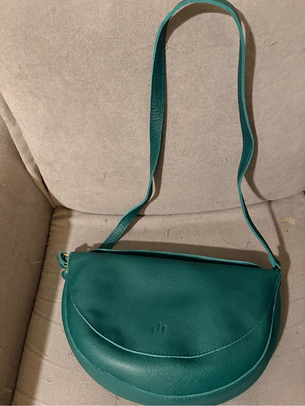 Portland Leather Goods Large Koala Sling Bag in Sea Glass - New in Box - NIB - Picture 2 of 5